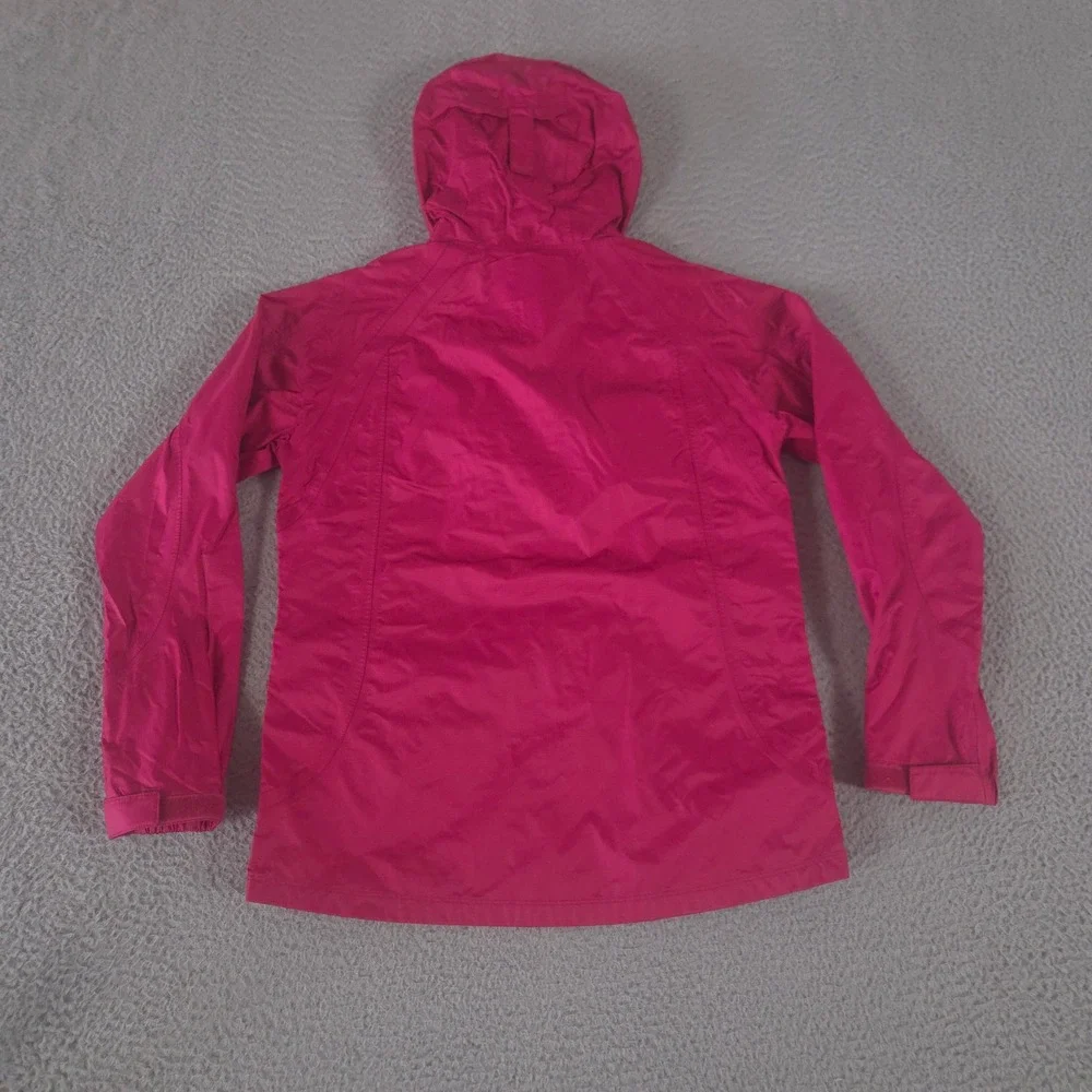 REI Jacket Girls XL 18 Hooded Rain Outdoor Windbreaker Nylon Zip Up Taped Seams